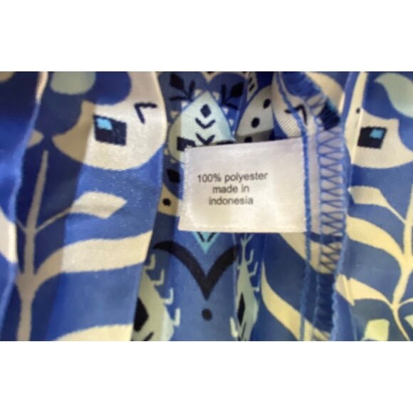 Lane Bryant‎ Blue Paisley Pleated Plus Size 28 Skirt Whimsical Bohemian - Picture 6 of 6